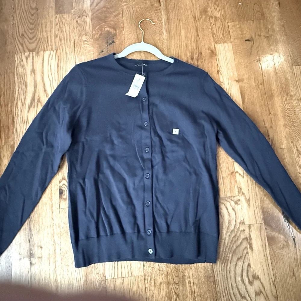 NWT Navy Ann Taylor Factory Cardigan - Large